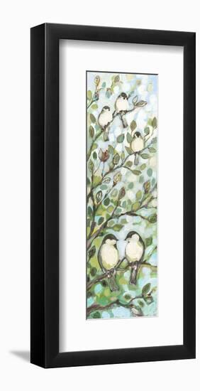 Mo’s Chickadees-Jennifer Lommers-Framed Art Print