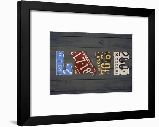 MO State Love-Design Turnpike-Framed Giclee Print