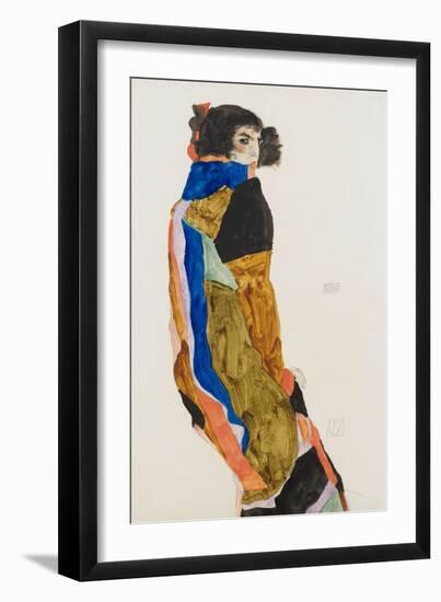 Moa. Oeuvre De Egon Schiele (1890-1918), Aquarelle Et Gouache Sur Papier, 1911. Art Autrichien, 20E-Egon Schiele-Framed Giclee Print