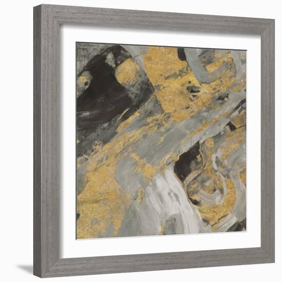 Moab Gold and Black-Albena Hristova-Framed Art Print