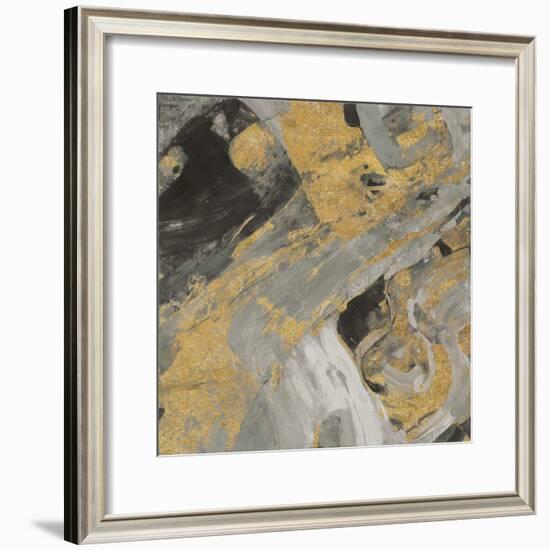 Moab Gold and Black-Albena Hristova-Framed Art Print