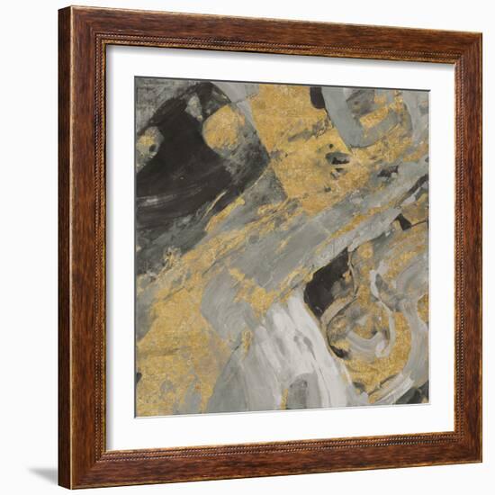 Moab Gold and Black-Albena Hristova-Framed Art Print