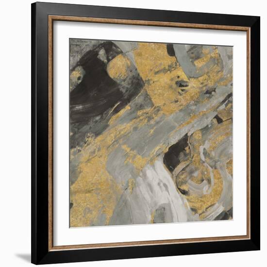 Moab Gold and Black-Albena Hristova-Framed Art Print