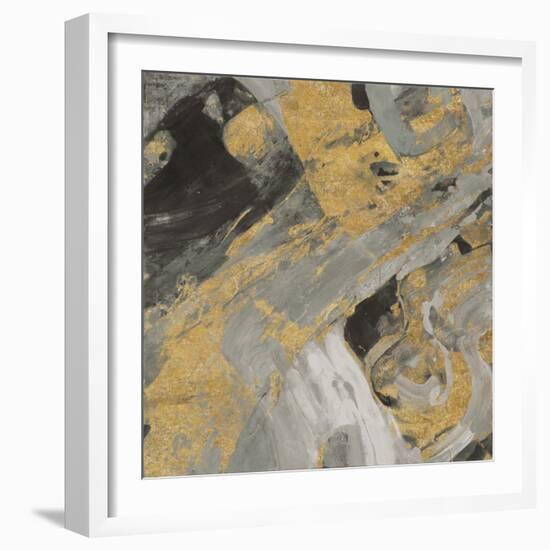 Moab Gold and Black-Albena Hristova-Framed Art Print