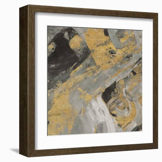 Moab Gold and Black-Albena Hristova-Framed Art Print