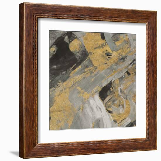 Moab Gold and Black-Albena Hristova-Framed Art Print