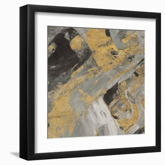 Moab Gold and Black-Albena Hristova-Framed Art Print