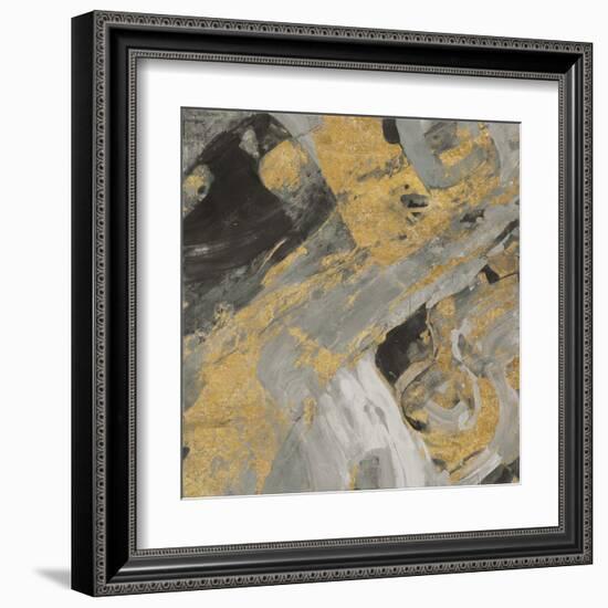 Moab Gold and Black-Albena Hristova-Framed Art Print