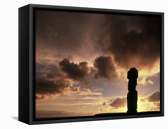 Moai at Ahu Tahai, Easter Island, Chile-Angelo Cavalli-Framed Premier Image Canvas