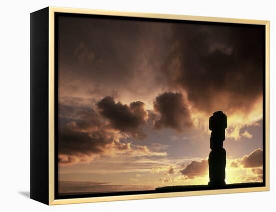 Moai at Ahu Tahai, Easter Island, Chile-Angelo Cavalli-Framed Premier Image Canvas