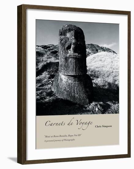 Moai At Ranu Ranuku, Rapu Nui II-Chris Simpson-Framed Giclee Print