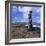 Moai Statue, Ahu Akapu, Easter Island, UNESCO World Heritage Site, Chile, South America-Geoff Renner-Framed Photographic Print