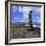 Moai Statue, Ahu Akapu, Easter Island, UNESCO World Heritage Site, Chile, South America-Geoff Renner-Framed Photographic Print