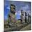 Moai Statues, Ahu Akivi, Easter Island, UNESCO World Heritage Site, Chile, Pacific-Geoff Renner-Mounted Photographic Print