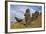 Moai Stone Statue Heads, At The Rapa Nui Quarry, Base Of Rano Raraku Volcano. Easter Island, Chile-Karine Aigner-Framed Photographic Print