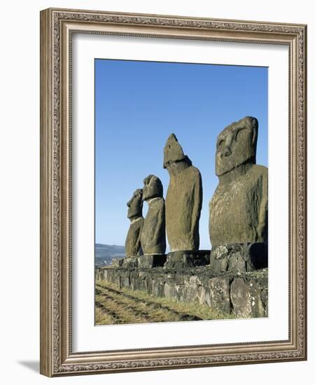 Moai-null-Framed Giclee Print