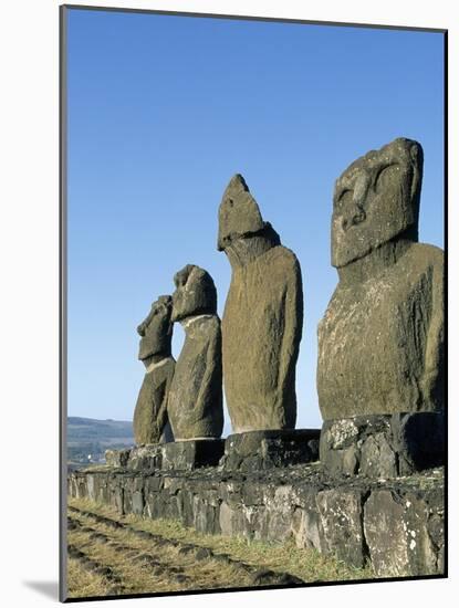 Moai-null-Mounted Giclee Print