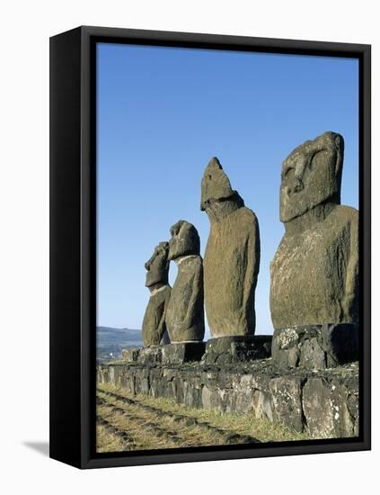 Moai-null-Framed Premier Image Canvas