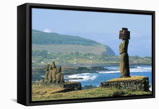 Moai-null-Framed Premier Image Canvas