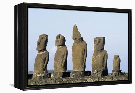 Moai-null-Framed Premier Image Canvas