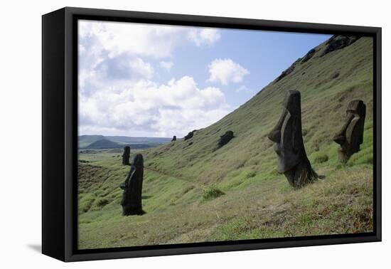 Moai-null-Framed Premier Image Canvas