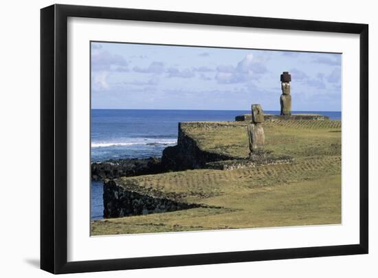 Moai-null-Framed Giclee Print