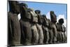 Moai-null-Mounted Giclee Print