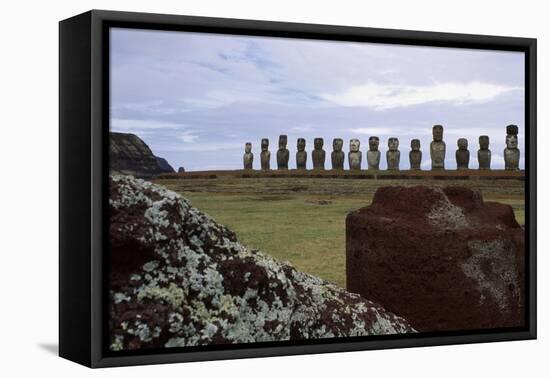 Moai-null-Framed Premier Image Canvas