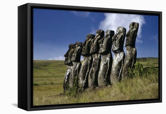 Moai-null-Framed Premier Image Canvas