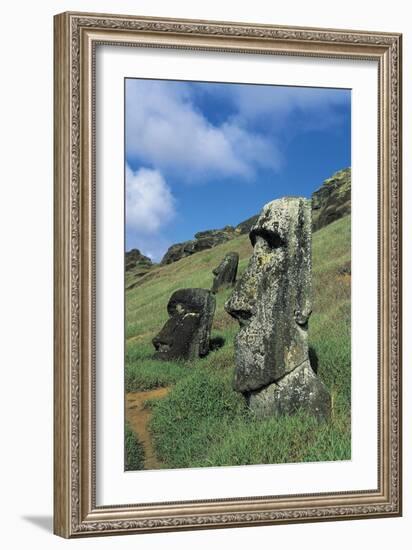 Moai-null-Framed Giclee Print