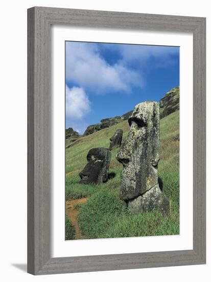 Moai-null-Framed Giclee Print