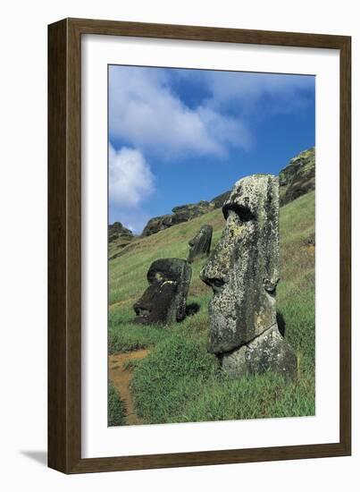 Moai-null-Framed Giclee Print