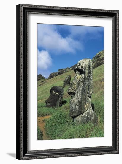 Moai-null-Framed Giclee Print