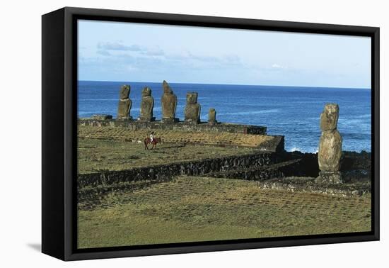 Moai-null-Framed Premier Image Canvas