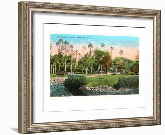 Moanalua Gardens, Honolulu, Hawaii-null-Framed Art Print