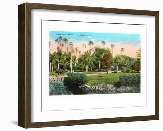 Moanalua Gardens, Honolulu, Hawaii-null-Framed Art Print