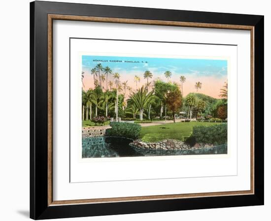 Moanalua Gardens, Honolulu, Hawaii-null-Framed Art Print