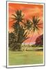 Moanalua Palms, Hawaii-null-Mounted Art Print