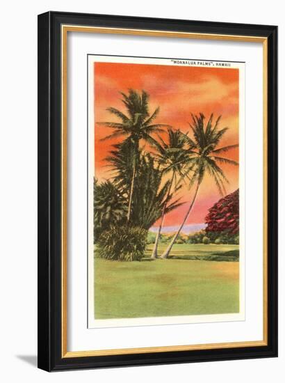 Moanalua Palms, Hawaii-null-Framed Art Print