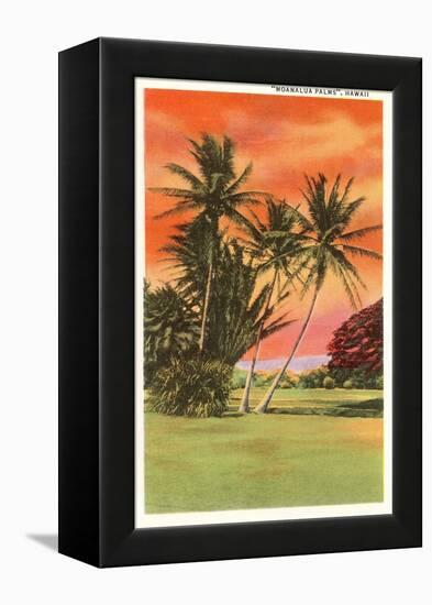 Moanalua Palms, Hawaii-null-Framed Stretched Canvas