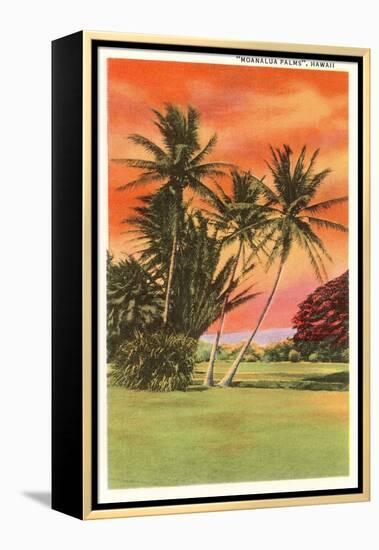 Moanalua Palms, Hawaii-null-Framed Stretched Canvas