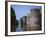 Moat and Outer Curtain Wall at Beaumaris Castle-Nigel Blythe-Framed Photographic Print