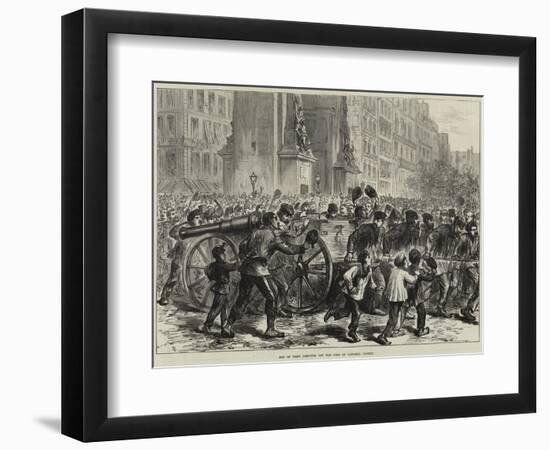 Mob of Paris Carrying Off the Guns of National Guards-null-Framed Giclee Print