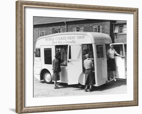 Mobile Cooked Meat Shop Specialising in Pork Pies in Kidderminster-null-Framed Photographic Print