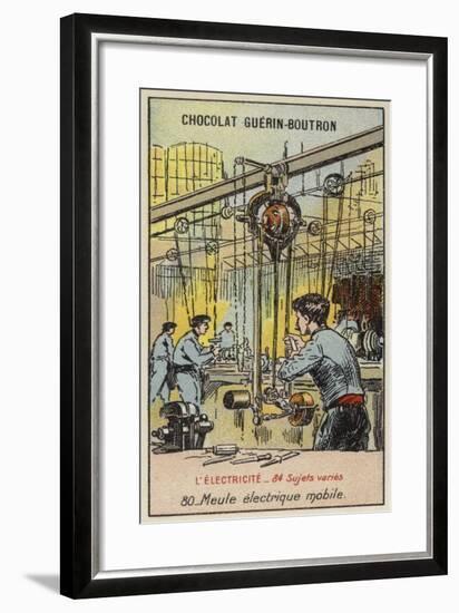 Mobile Electric Grindstone-null-Framed Giclee Print