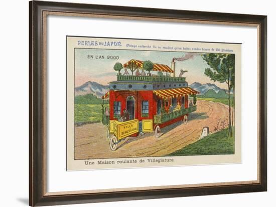 Mobile Holiday Resort in the Year 2000-null-Framed Giclee Print