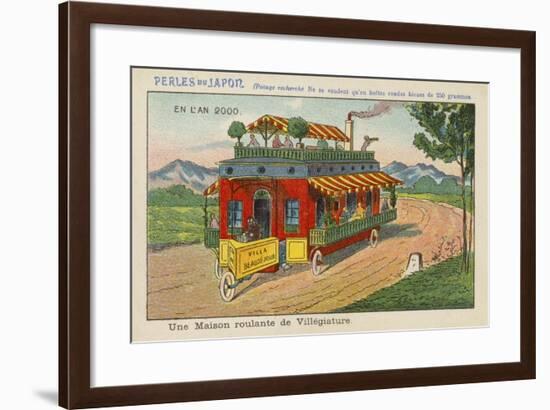 Mobile Holiday Resort in the Year 2000-null-Framed Giclee Print