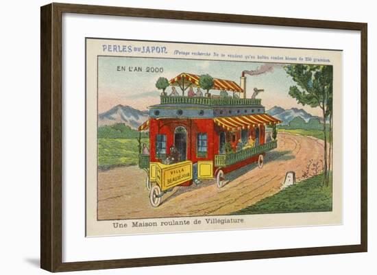 Mobile Holiday Resort in the Year 2000-null-Framed Giclee Print