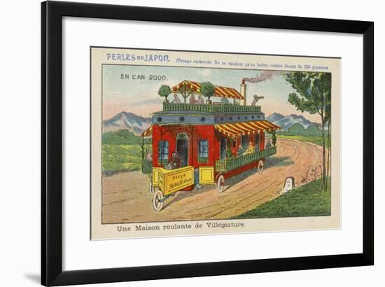 Mobile Holiday Resort in the Year 2000-null-Framed Giclee Print