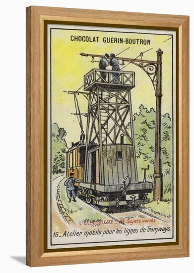 Mobile Platform for Repairing Overhead Power Lines on Tramways-null-Framed Premier Image Canvas